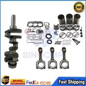 3TNV70 3TNV70BJUV Engine Rebuild Kit Crankshaft Con Rods Valves For Yanmar 3D70E - Picture 1 of 5
