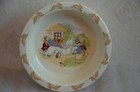Royal Doulton Bunnykins Car at Petrol Gas Station 6.25" diameter bowl