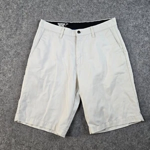 Volcom Chino Shorts Mens Size 32 Y2K Skater Pockets Beach Surf Grunge Casual - Picture 1 of 10