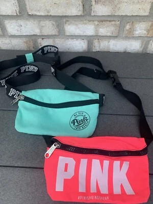 PINK by Victoria's Secret Fanny Pack set of 2 Spring Break / Beach / Travel - Image 1 of 4