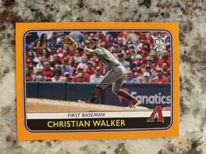 Topps Big League béisbol tarjeta naranja Diamondbacks 2020 Christian Walker #152 - Imagen 1 de 1