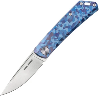 Nuevo Real Steel Luna TC Slip Joint azul camuflaje 7001TC04B Foto 1 de 4