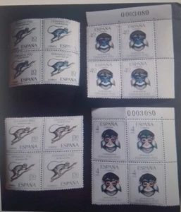 SELLOS FERNANDO POO MNH 1966 BLOQUE 4 DIA DEL SELLO. MONOS - Imagen 1 de 1
