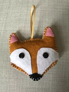Felt Hanging Fox Head - Picture 1 of 4