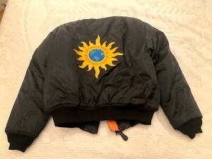 OFFICIAL 1991 VINTAGE CROWDED HOUSE WOODFACE TOUR JACKET - NEIL FINN