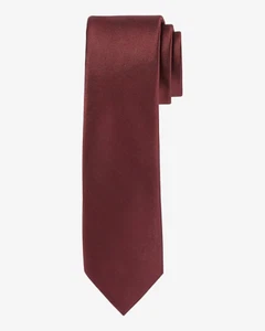 EXPRESS HERREN Krawatte Burgund Einfarbig Breite: 2,75" Länge: 60" - Bild 1 von 4