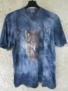 T-shirt LOUP HARLEQUIN vintage collection gris L - Picture 1 of 4