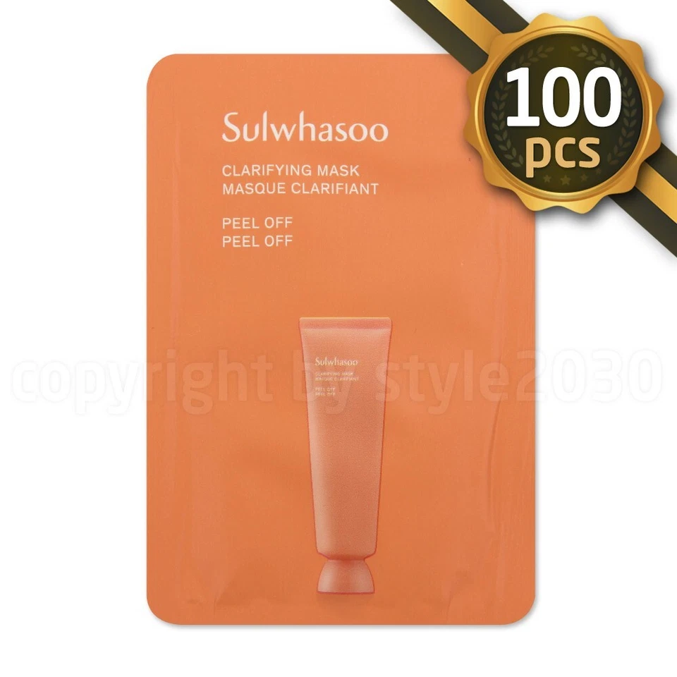Sulwhasoo Clarifying Mask 5ml x 100pcs Masks Peels Amore Pacific Sample - Image 1 of 1