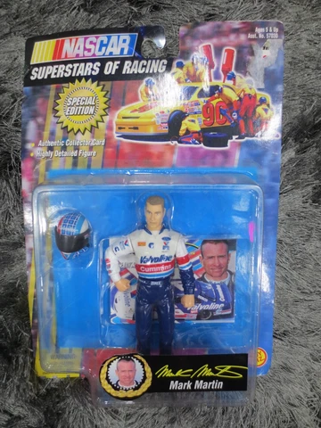Nascar Mark Martin Action Figure Superstars Of Racing Cummins Ford Vintage 1998 Cover