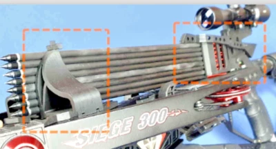 8 bolt UPGRADE KIT for EK Archery SIEGE Crossbow UPBOLT inspired