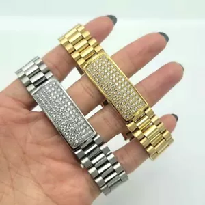 Edelstahl Uhrenarmband anlaufenfrei/Jesusarmband/Rollenarmband/Ankh - Bild 1 von 12