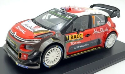 Norev 1/18 Scale Diecast 181634 Citroen C3 WRC 2017 #7 K.Meeke Catalunya - Image 1 of 4