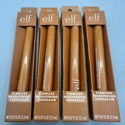 ELF Flawless Brightening Concealer Deep 50 W  Olive Undertones 4PK x 0.07 fl oz - Image 1 of 4