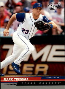 2005 Leaf Texas Rangers Baseball Card #195 Mark Teixeira