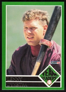 1992 Fleer Team Leaders #10 Lenny Dykstra - FREE SHIPPING - Picture 1 of 2