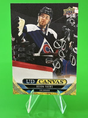 ❄️2024-25 Upper Deck Series 1 Hockey UD Canvas #C-13 Devon Toews, Colorado!!❄️ - Image 1 of 4