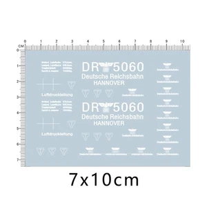 HO 1:87 WWII Deutsche Reichsbahn marcature modello ferroviario acquascivolo decalcomania 391 - Foto 1 di 1