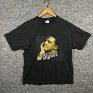 Luis Miguel Vintage T-Shirt Herren XL 90s schwarz Mexican Latino Pop Sänger - Bild 1 von 5