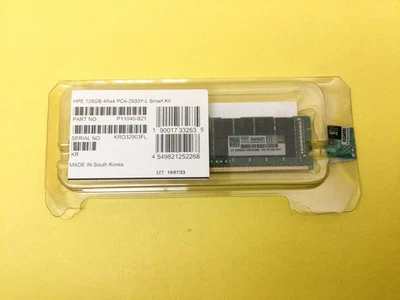 P11057-0A1 HPE 128GB 4RX4 DDR4-2933 CAS-21-21-21 LOAD REDUCED SMART MEMORY NOB - Image 1 of 3