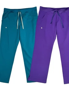 Figs Technical Collection Damen großes Scrub medizinische Hosen Set (2) - türkis lila - Bild 1 von 16