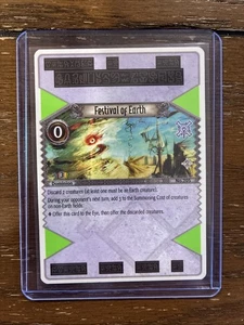 Festival Of Earth Eye of Judgment EOJ #205 Sony PS3 Biolith Rebellion Set 2 Mint - Picture 1 of 2