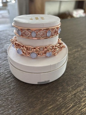 Bomb Party Spring Stacks 2025 Dreaming In Waves ST76227 púrpura chapado en oro rosa Foto 1 de 2