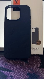 Spigen Case for iPhone 16 Pro | Blue | Shockproof Cover | MAG - Picture 1 of 5