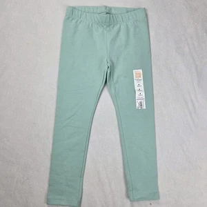 Girls Jumping Beans sz 4 Faded Pine Green Core Leggings Tough Cotton New - Picture 1 of 3