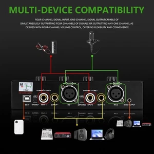 Professioneller Reverbed Hörverstärker mit doppelten Mikrofoneingängen Metallgehäuse - Bild 1 von 10