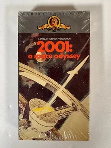 2001 A Space Odyssey VHS 1987 in SHRINK MGM/UA Home Video Stanley Kubrick - Foto 1 di 4