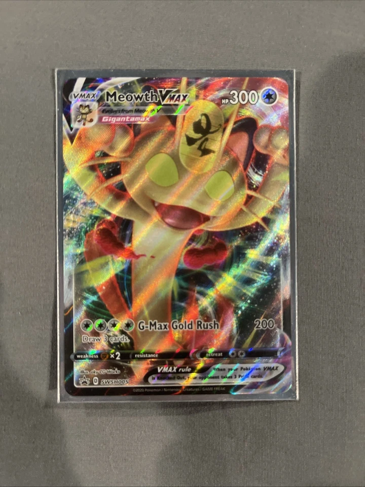 Meowth VMAX SWSH005 SWSH: Sword & Shield Promo Cards Holo - Image 1 of 1