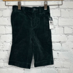Polo Ralph Lauren Infants Green Corduroy Pants size 9m NEW - Picture 1 of 6