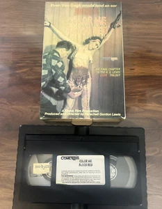 Color Me Blood Red - Horror Big Box - VHS Herschell Gordon Lewis VINTAGE 1984 - Picture 1 of 14