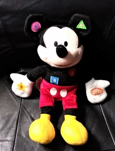 Disney Mickey Mouse Plush 12" Stuffed Kcare Learning Toy Colors Numbers Talking - Picture 1 of 2