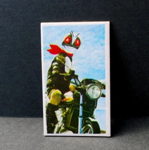 Vintage Menko Karte Kamen Rider original 70er Kaiju Monster Tokusatsu Masked Ride - Bild 1 von 4