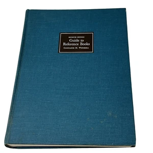 1951 Guide To Reference Books Seventh Edition Constance M Winchell Vintage - Picture 1 of 8