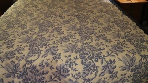 Blau & weiß Matelasse Doppel Decke & 2 Schein Set - 71" B x 94" L - schön - Bild 1 von 6