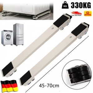 2X Waschmaschinen Rollen Kühlschrank Untergestell für alle Waschmaschinentypen - Bild 1 von 18