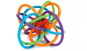 Teething Toy Baby Teether Rattle Sensory Toddler Developmental Toys Safe Babies - Picture 1 of 8