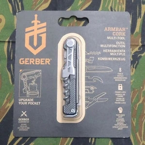 Cuchillo de bolsillo Gerber ARMBAR Cork Onyx herramienta multiherramienta abrebotellas - Imagen 1 de 1