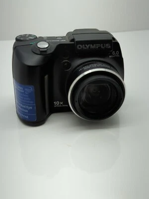 Olympus SP Series SP-500 UZ 6.0MP Digital Camera - Black - Image 1 of 4