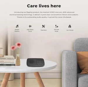 Ho-Smart Black (2) Way Communication Home Full Duplex Wireless Intercom - Picture 1 of 5