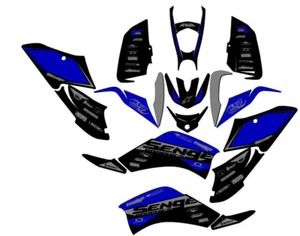 All Years RAPTOR 125 BINARY Blue Senge Graphics Kit Compatible with Yamaha - Picture 1 of 7