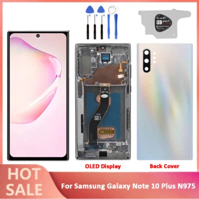 OLED Display For Samsung Galaxy Note 10 Plus N975 Touch Screen Digitizer +Frame - Bild 1 von 4