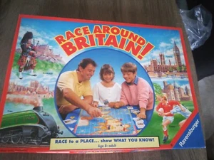 Race Around Britain! Board Game by Ravensburger 1992 100% Complete Vintage Game - Picture 1 of 2