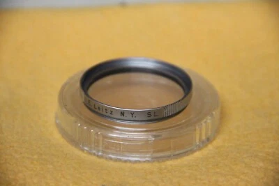 LEICA LEITZ NY 39MM SL CHROME RING SKYLIGHT FILTER - Image 1 of 3