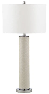 Safavieh LÁMPARA DE MESA DE CUERO TEJIDO, Precio rebajado 2172706021 LIT4404L-SET2 Foto 1 de 4