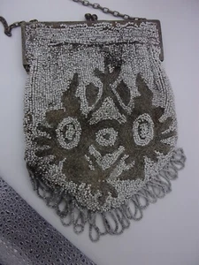 Bolso de noche vintage con cuentas - Imagen 1 de 3