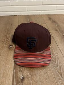 San francisco Giants Men red American Needle Snapback Hat Cooperstown Collection