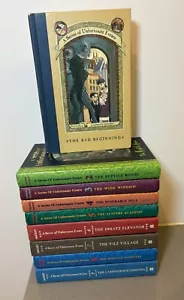 A Series of Unfortunate Events Books 1-8 - Lemony Snicket Hardcovers - Picture 1 of 7